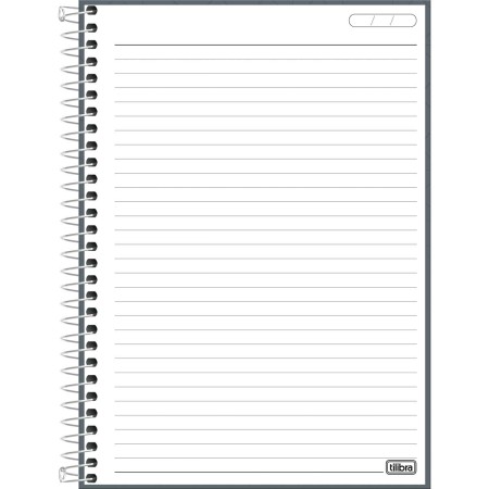 Foto ilustrativa Caderno Espiral Capa Dura 1/4 Lunix 160 Folhas