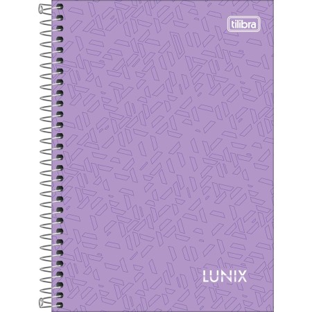 Foto ilustrativa Caderno Espiral Capa Dura 1/4 Lunix 160 Folhas