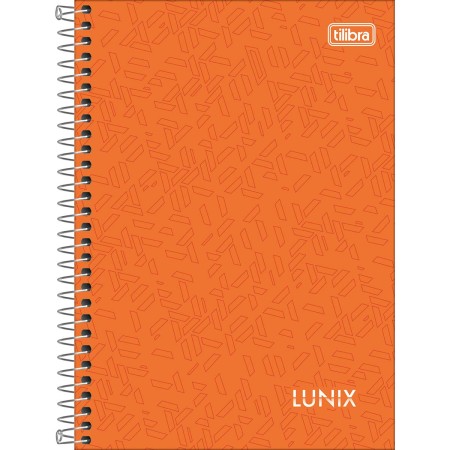 Foto ilustrativa Caderno Espiral Capa Dura 1/4 Lunix 160 Folhas