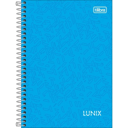 Foto ilustrativa Caderno Espiral Capa Dura 1/4 Lunix 80 Folhas