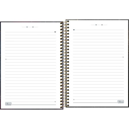 Foto ilustrativa Caderno Espiral Capa Dura 1/4 Magic 80 Folhas