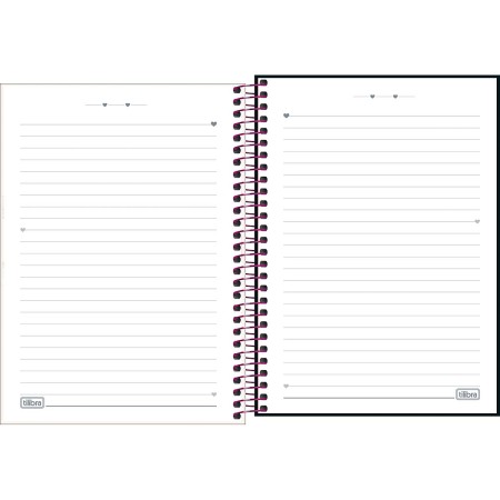 Foto ilustrativa Caderno Espiral Capa Dura 1/4 Minnie 80 Folhas