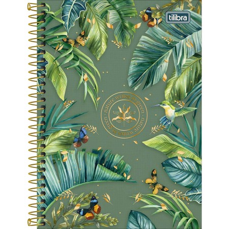 Foto ilustrativa Caderno Espiral Capa Dura 1/4 Naturalis 80 Folhas