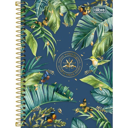 Foto ilustrativa Caderno Espiral Capa Dura 1/4 Naturalis 80 Folhas