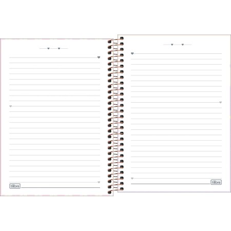 Foto ilustrativa Caderno Espiral Capa Dura 1/4 Soho 80 Folhas