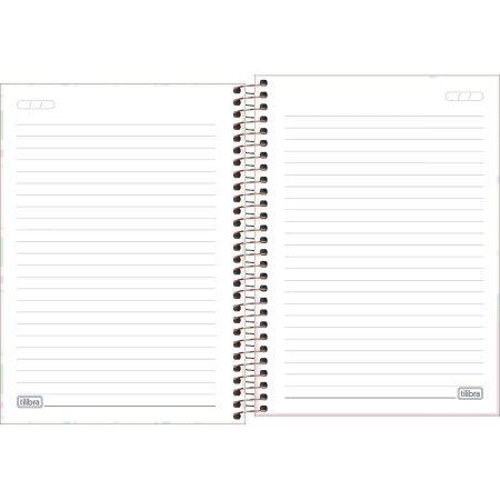 Foto ilustrativa Caderno Espiral Capa Dura 1/4 Soho 80 Folhas