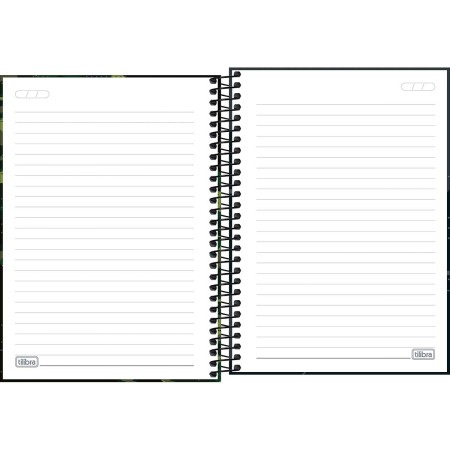 Foto ilustrativa Caderno Espiral Capa Dura 1/4 Strong 80 Folhas