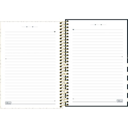 Foto ilustrativa Caderno Espiral Capa Dura 1/4 West Village 80 Folhas