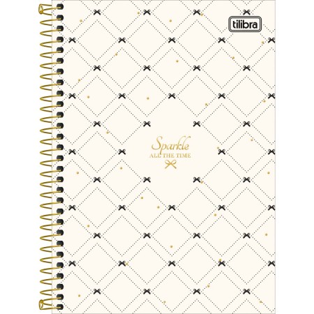 Foto ilustrativa Caderno Espiral Capa Dura 1/4 West Village 80 Folhas