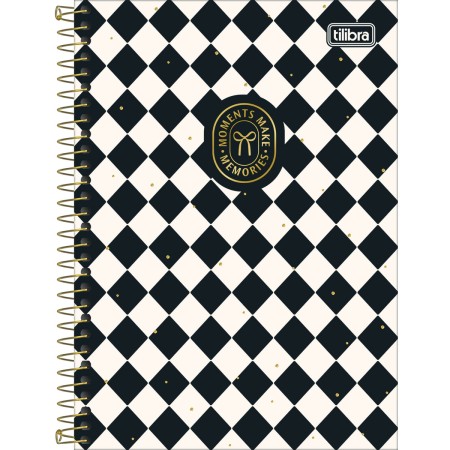 Foto ilustrativa Caderno Espiral Capa Dura 1/4 West Village 80 Folhas