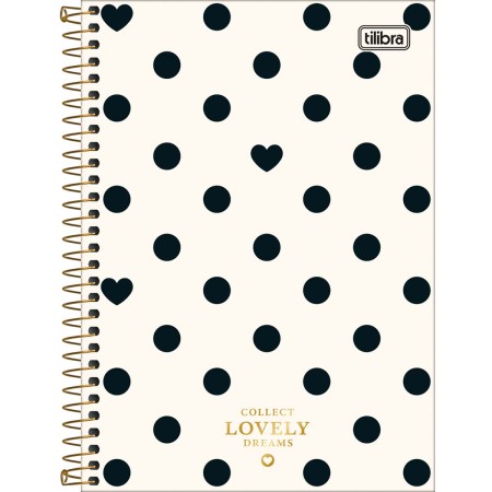 Foto ilustrativa Caderno Espiral Capa Dura 1/4 West Village 80 Folhas