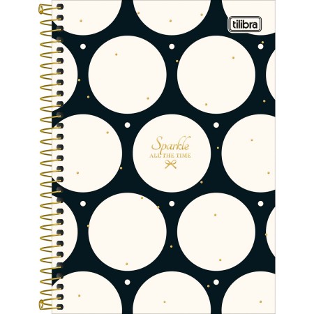 Foto ilustrativa Caderno Espiral Capa Dura 1/4 West Village 80 Folhas