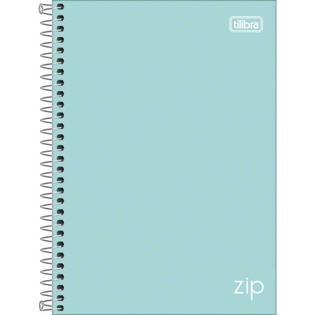 Foto ilustrativa Caderno Espiral Capa Dura 1/4 Zip Colors 160 Folhas