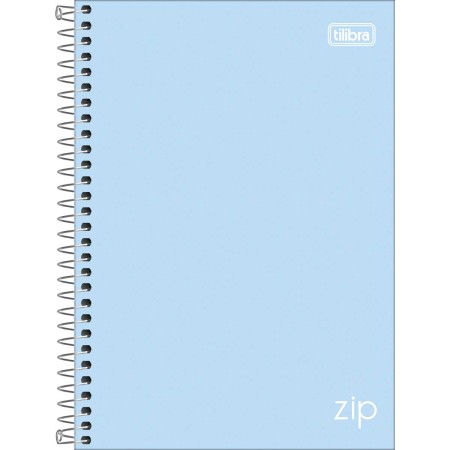 Foto ilustrativa Caderno Espiral Capa Dura 1/4 Zip Colors 80 Folhas
