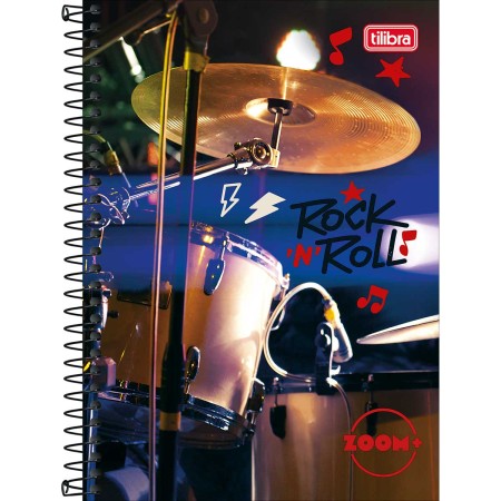 Foto ilustrativa Caderno Espiral Capa Dura 1/4 Zoom+ Masculino 200 Folhas