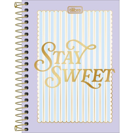 Foto ilustrativa Caderno Espiral Capa Dura 1/8 Linea 80 Folhas