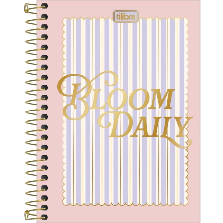 Foto ilustrativa Caderno Espiral Capa Dura 1/8 Linea 80 Folhas
