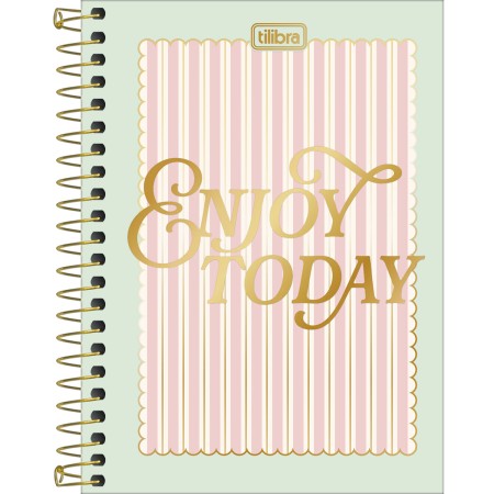 Foto ilustrativa Caderno Espiral Capa Dura 1/8 Linea 80 Folhas