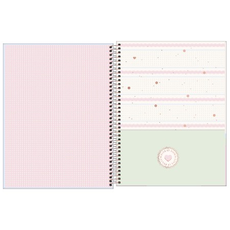 Foto ilustrativa Caderno Espiral Capa Dura A4 1 Matéria Soho 80 Folhas