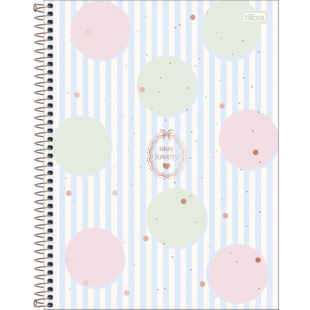 Foto ilustrativa Caderno Espiral Capa Dura A4 1 Matéria Soho 80 Folhas