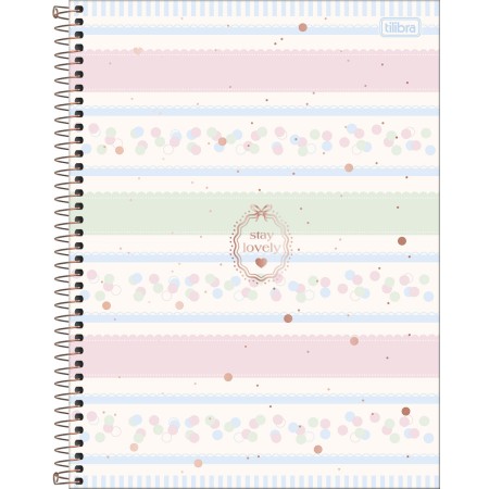 Foto ilustrativa Caderno Espiral Capa Dura A4 1 Matéria Soho 80 Folhas