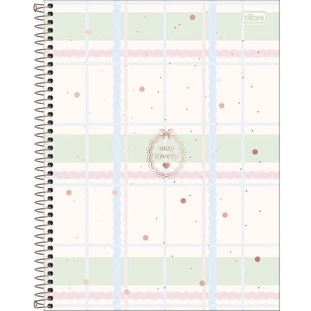 Foto ilustrativa Caderno Espiral Capa Dura A4 1 Matéria Soho 80 Folhas