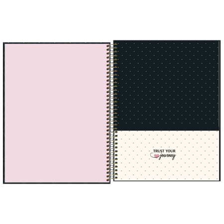 Foto ilustrativa Caderno Espiral Capa Dura A4 1 Matéria West Village 80 Folhas