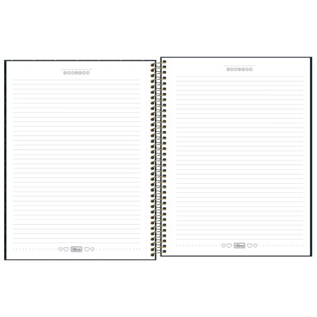 Foto ilustrativa Caderno Espiral Capa Dura A4 1 Matéria West Village 80 Folhas