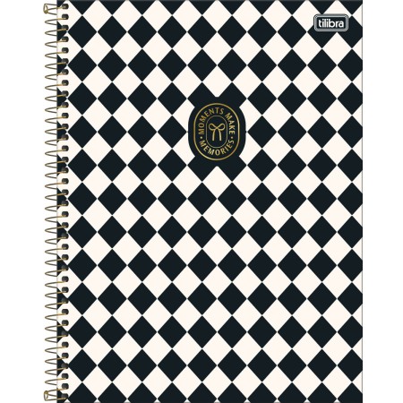 Foto ilustrativa Caderno Espiral Capa Dura A4 1 Matéria West Village 80 Folhas
