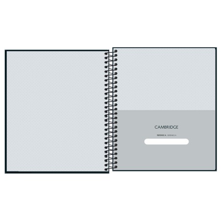 Foto ilustrativa Caderno Espiral Capa Dura Book 1 Matéria Cambridge 80 Folhas