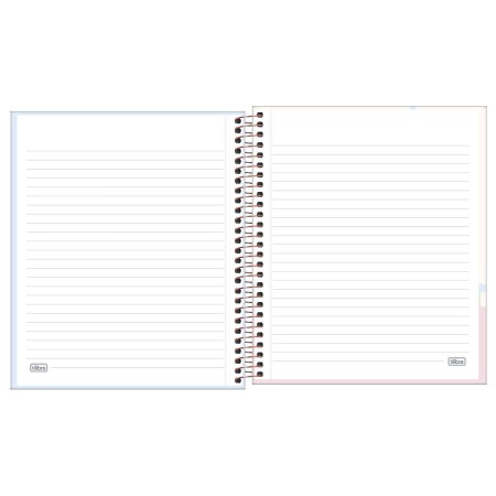 Foto ilustrativa Caderno Espiral Capa Dura Book 1 Matéria Soho 80 Folhas