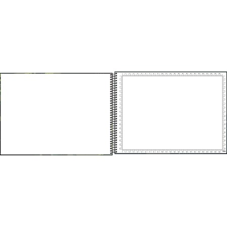 Foto ilustrativa Caderno Espiral Capa Dura Cartografia e Desenho Milimetrado Strong 80 Folhas
