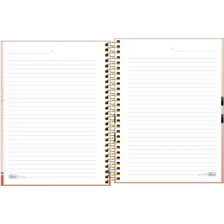 Foto ilustrativa Caderno Espiral Capa Dura Colegial 1 Matéria Brownie 60 Folhas