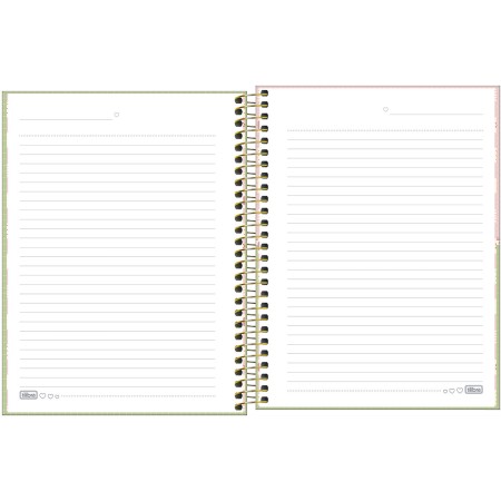 Foto ilustrativa Caderno Espiral Capa Dura Colegial 1 Matéria Scarlet 80 Folhas