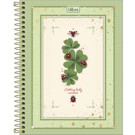 Foto ilustrativa Caderno Espiral Capa Dura Colegial 1 Matéria Scarlet 80 Folhas