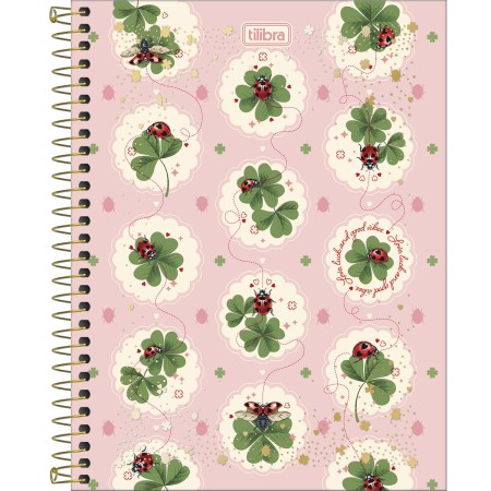 Foto ilustrativa Caderno Espiral Capa Dura Colegial 1 Matéria Scarlet 80 Folhas