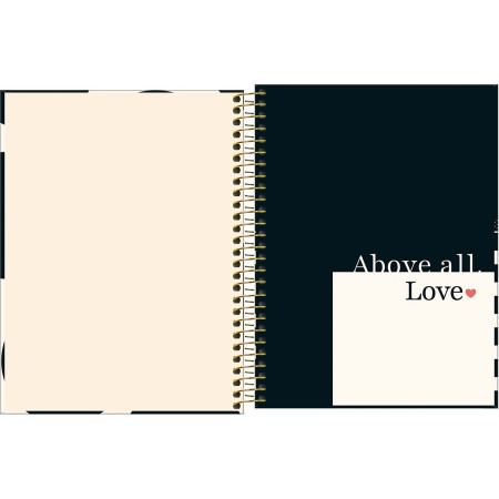 Foto ilustrativa Caderno Espiral Capa Dura Colegial 1 Matéria West Village 80 Folhas