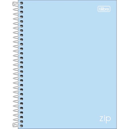 Foto ilustrativa Caderno Espiral Capa Dura Colegial 1 Matéria Zip Colors 80 Folhas