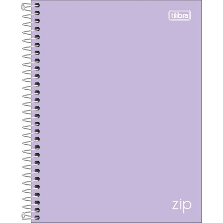 Foto ilustrativa Caderno Espiral Capa Dura Colegial 1 Matéria Zip Colors 80 Folhas