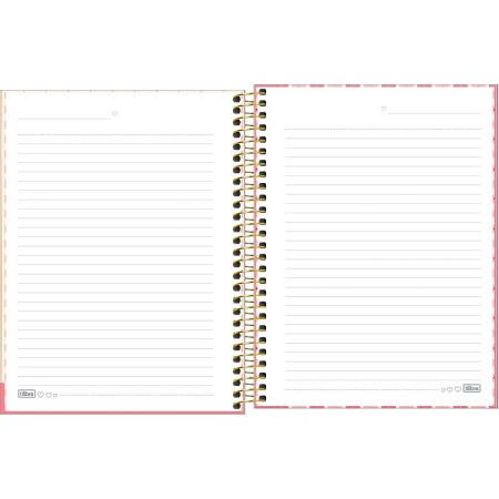 Foto ilustrativa Caderno Espiral Capa Dura Colegial 10 Matérias Brownie 120 Folhas