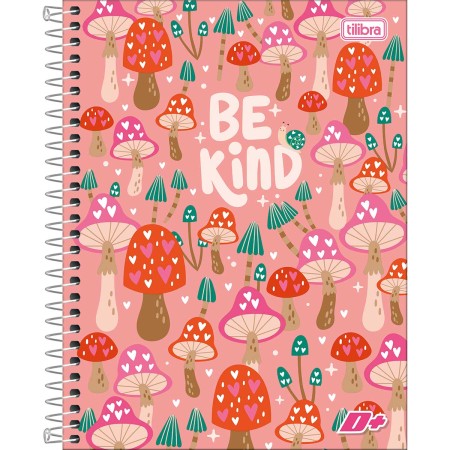 Foto ilustrativa Caderno Espiral Capa Dura Colegial 10 Matérias D+ 200 Folhas