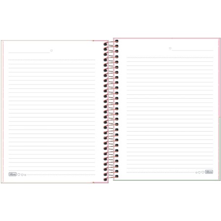 Foto ilustrativa Caderno Espiral Capa Dura Colegial 10 Matérias Puurfect Cats 120 Folhas