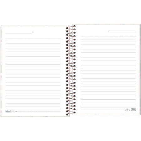 Foto ilustrativa Caderno Espiral Capa Dura Colegial 10 Matérias Soho 160 Folhas