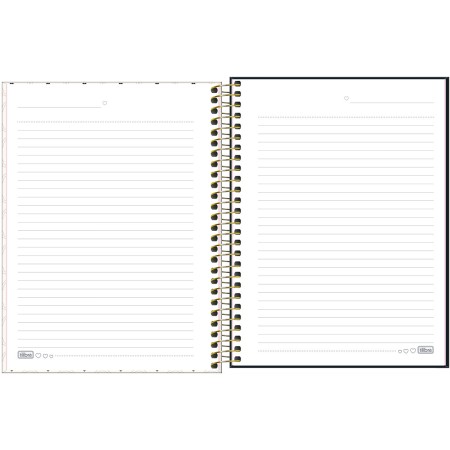 Foto ilustrativa Caderno Espiral Capa Dura Colegial 10 Matérias West Village 160 Folhas