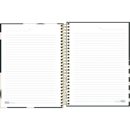 Foto ilustrativa Caderno Espiral Capa Dura Colegial 10 Matérias West Village 160 Folhas