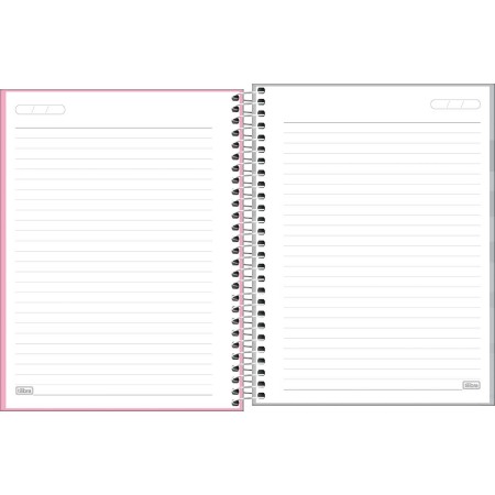 Foto ilustrativa Caderno Espiral Capa Dura Colegial 10 Matérias Zip Colors 160 Folhas