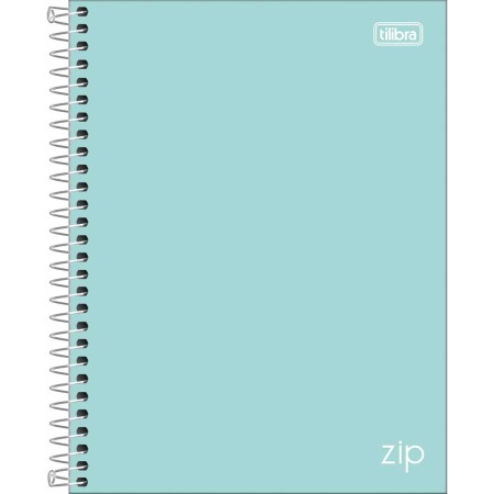 Foto ilustrativa Caderno Espiral Capa Dura Colegial 10 Matérias Zip Colors 160 Folhas