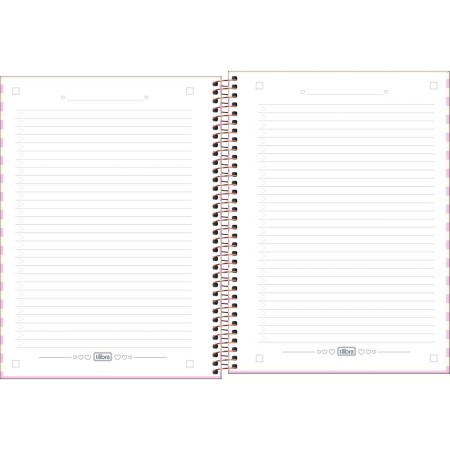 Foto ilustrativa Caderno Espiral Capa Dura Universitário 1 Matéria Amarena 80 Folhas