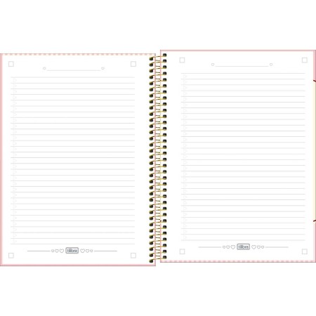 Foto ilustrativa Caderno Espiral Capa Dura Universitário 1 Matéria Amarena 80 Folhas