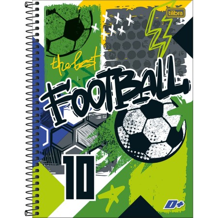 Foto ilustrativa Caderno Espiral Capa Dura Universitário 1 Matéria D+ 96 Folhas